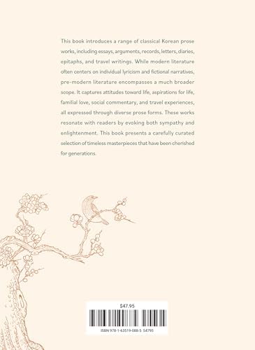 An Anthology of Korean Classical Prose(한국 고전 산문선) by and Cultural Studies at Korea University Outreach Center for Korean Linguistic, Literary