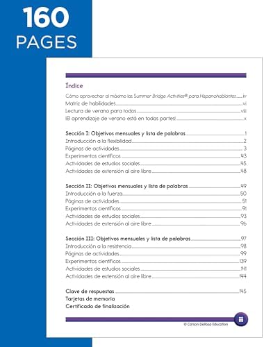 Summer Bridge Activities Spanish 3rd to 4th Grade Workbook, Activity Book With Math, Reading Comprehension, Science, Fitness, Social Studies, Writing Practice, and Flash Cards by Summer Bridge Activities