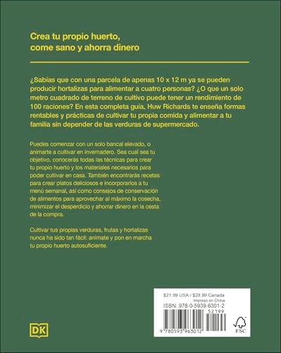 Guía del horticultor autosuficiente (The Self-Sufficient Garden) (Spanish Edition) by Huw Richards