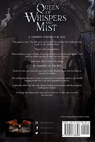 Queen of Whispers and Mist: A Rejected Mates, Enemies-to-Lovers, High Fantasy Romance (The Forsaken) by Meg Anne
