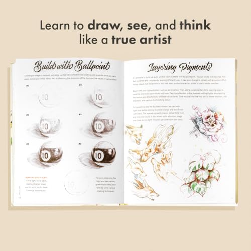 The Artist's Drawing Book: Learn How to Draw, Sketch, Shade, and More with Easy Lessons and Practice Pages by Katy Lipscomb