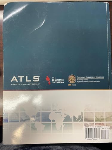 ATLS Advanced Trauma Life Support 10th Edition Student Course Manual by Committee on Trauma