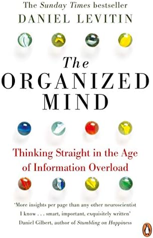 The Organized Mind, The Power of Habit, Thinking Fast and Slow 3 Books Collection Set by Daniel J. Levitin