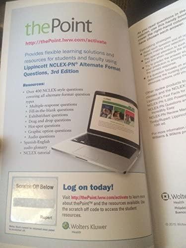 Lippincott's NCLEX-PN Alternate-Format Questions by Diana L. Rupert