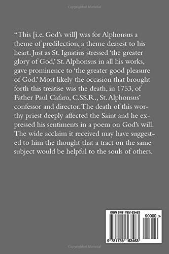 Uniformity with God's Will by Saint Alphonsus de Ligouri