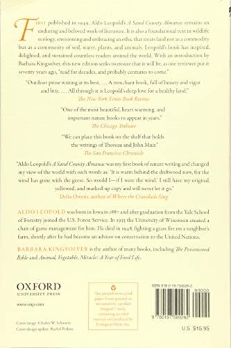 A Sand County Almanac: And Sketches Here and There by Aldo Leopold