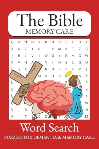 Very Easy Bible Word Search Puzzles (Dementia & Memory Care Edition): Simple Christian Puzzles for Seniors, Alzheimer’s, Memory Loss, Therapy by Randy Rhodes