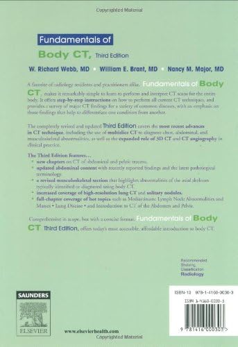 Fundamentals of Body Ct (3rd Edition) by W Richard Webb MD