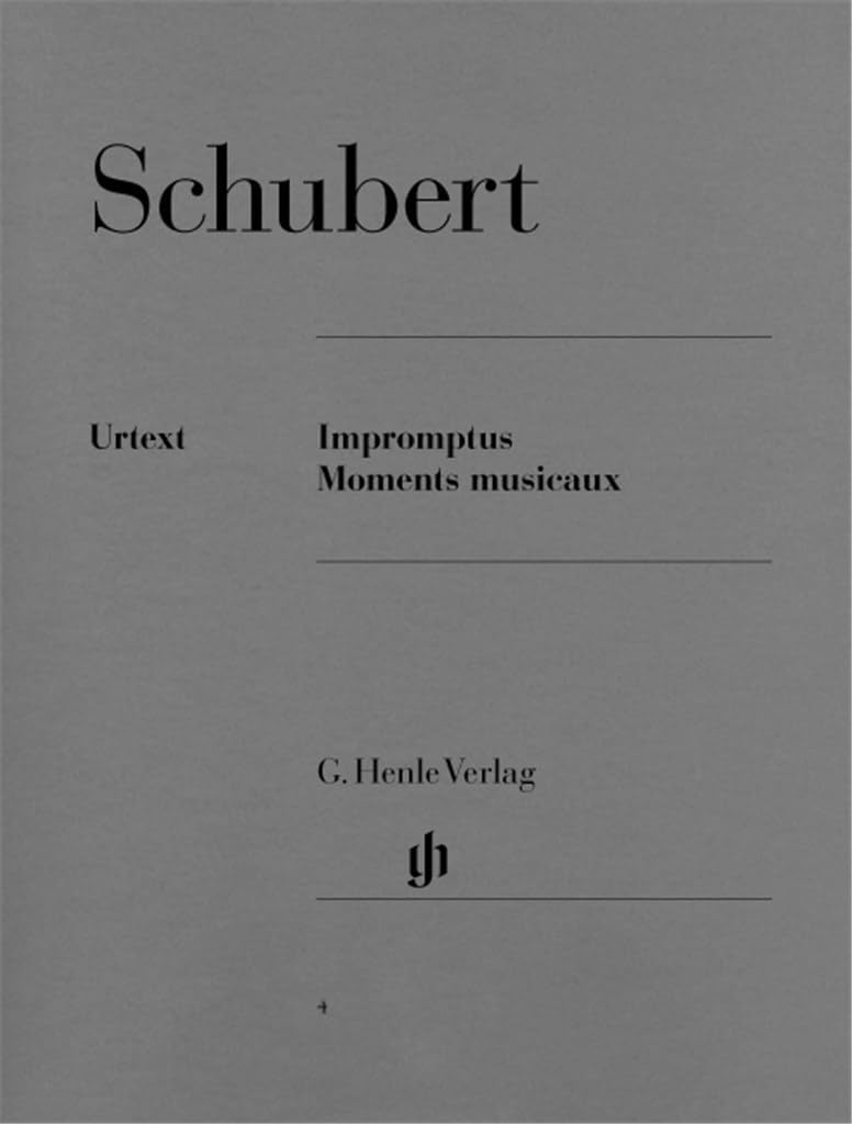 Schubert Impromptus and Moments Musicaux Piano Solo Collection | Romantic Piano Sheet Music Book for Intermediate and Advanced Players | Urtext ... and Study Notes (Multilingual Edition) by Franz Schubert