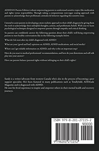 ADHD 101: Parents Edition by Sandy Pace