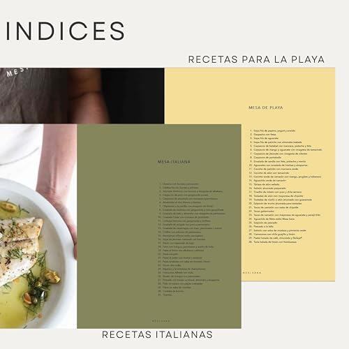 Mesa Sana Vol. I – Mesas para Compartir: A Cookbook in Spanish with 120 Easy, Healthy, and Delicious Recipes. Mediterranean, Italian, Beach & Everyday Meals by Andrea and Pamela Berrondo. by Spanish Edition Format: Unknown Binding