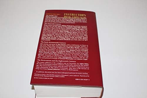 The Norton Anthology of English Literature, Vol. 1 by M. H. Abrams