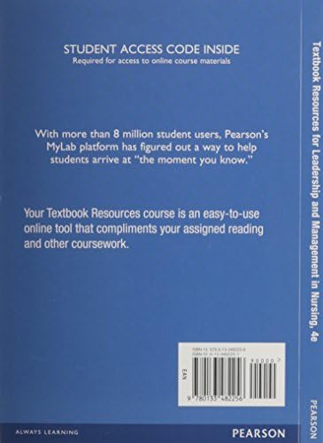 Textbook Resources for Leadership and Management in Nursing by Mary Ellen Grohar-Murray