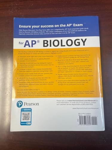 Test Prep Series AP Biology for Campbell Biology 12th edition by Pearson