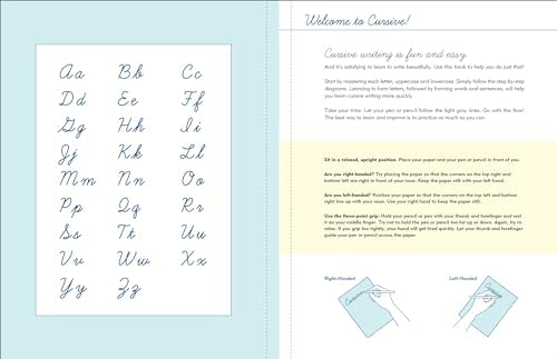 Cursive Handwriting Workbook for Teens and Young Adults (Trace & Learn) by Peter Pauper Press