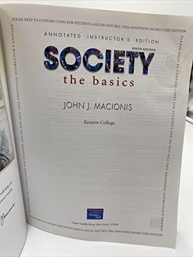 Society: The Basics by John J. Macionis