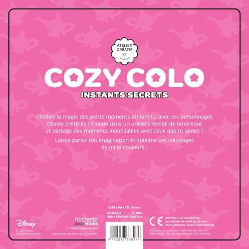 Cozy colo Disney - Instants secrets by Collectif Disney