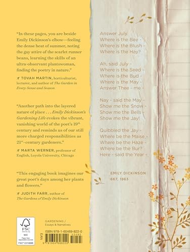 Emily Dickinson's Gardening Life: The Plants and Places That Inspired the Iconic Poet by Marta McDowell