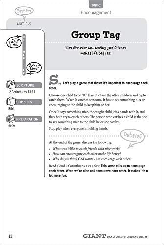 The Giant Book of Games for Children's Ministry by Group Publishing