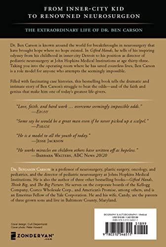 Gifted Hands: The Ben Carson Story by Ben Carson M.D.