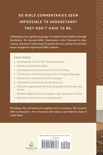 The Layman's Bible Commentary--New Testament by Compiled by Barbour Staff