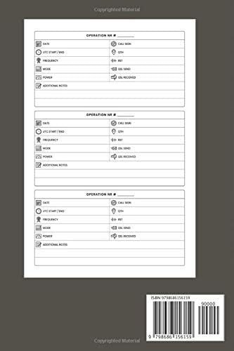 Ham radio notebook: Logbook for amateur radio operators|Amateur radio operator station log book |ham radio gifts for men|ham radio log sheet|amateur ... notebook|gifts for ham radio operators by Bud Ruell