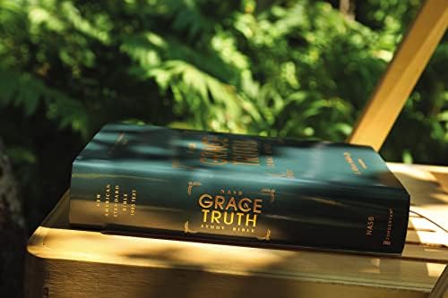 NASB, The Grace and Truth Study Bible (Trustworthy and Practical Insights), Hardcover, Green, Red Letter, 1995 Text, Comfort Print by Zondervan