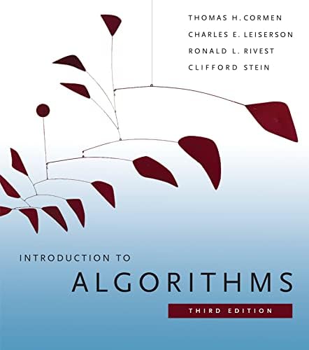 Introduction to Algorithms, 3rd Edition by Thomas H Cormen