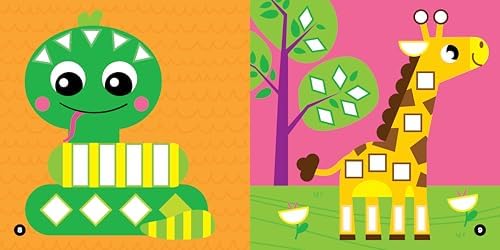 Brain Games - Sticker by Shape: Animals (For Kids Ages 3-6) by Publications International Ltd.