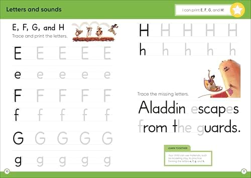 Disney Learning Big Workbook Grade 1: Math & English Workbook for Kids Aged 6-7, Curriculum-Based by DK