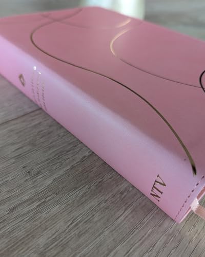 Biblia de estudio del diario vivir para jóvenes NTV con Filament (SentiPiel, Rosa pastel, Letra Roja) (Spanish Edition) by Nueva Traducción Viviente