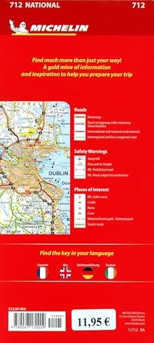 Michelin Ireland Map 712 (Maps/Country (Michelin)) by Michelin