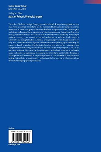 Atlas of Robotic Urologic Surgery (Current Clinical Urology) by Li-Ming Su