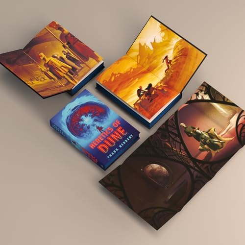 Frank Herbert's Dune Saga Books 4-6 Deluxe Hardcover Boxed Set: God Emperor of Dune, Heretics of Dune, and Chapterhouse: Dune by Frank Herbert