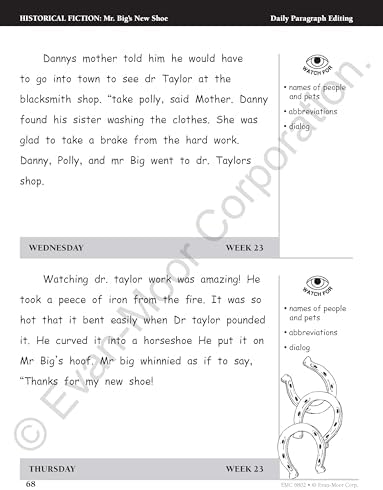 Evan-Moor Daily Paragraph Editing, Grade 2 Student Book by Evan Moor