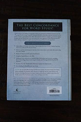The New Strong's Expanded Exhaustive Concordance of the Bible: Every Word of the Bible Indexed, Red Letter Edition by James Strong