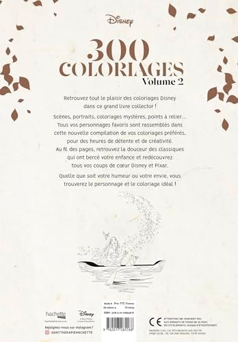 300 Coloriages Disney - Volume 2 by Collectif Disney