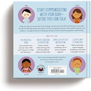 My First 100 Signs: Baby Sign Language Book: Tiny Signs for Everyday Moments by Lane Rebelo