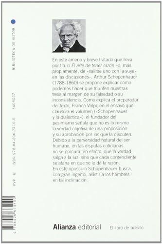 El arte de tener razón: Expuesto en 38 estratagemas (Biblioteca De Autor / Author's Library, 2) (Spanish Edition) by Arthur Schopenhauer
