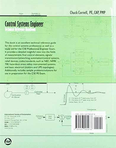 Control Systems Engineer Technical Reference Handbook (International Society of Automation) by Chuck Cornell