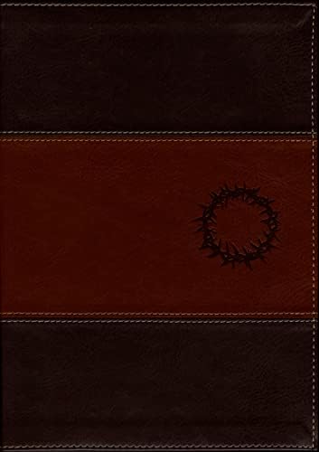 Biblia de estudio del diario vivir NTV, letra grande (SentiPiel, Café/Café claro, Letra Roja) (Spanish Edition) by Nueva Traducción Viviente