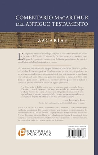 Zacarías: Comentario/MacArthur del Antiguo Testamento (MacArthur AT Bible Commentary: Zecharia (Spanish Edition) by John MacArthur