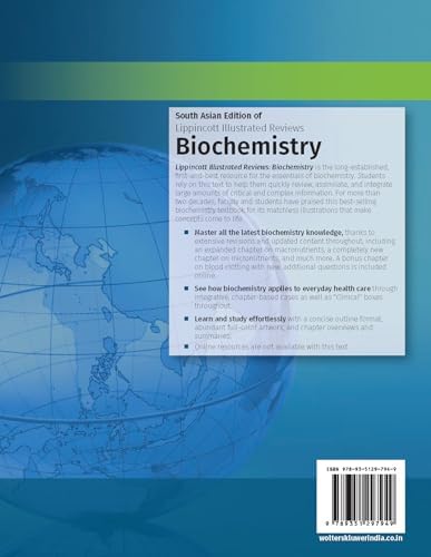 Lippincott's Illustrated Reviews Biochemistry, 7th ed. [Paperback] [Jan 01, 2017] Denise Ferrier by DENISE R. FERRIER and WOLTERS KLUWER