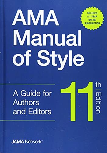 AMA Manual of Style: A Guide for Authors and Editors - Hardcover/Online Bundle Package by The JAMA Network