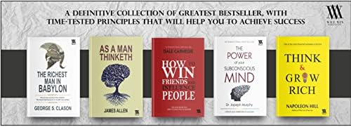 Books For Personal Growth (Set of 5 Books): Think and Grow Rich, How to Win Friends & Influence People, The Power of Your Subconscious Mind, As a Man Thinketh, The Richest Man In Babylon by Dr. Joseph Murphy