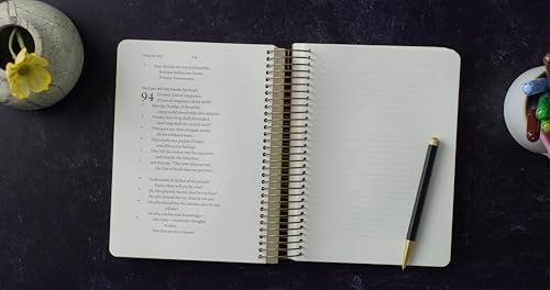 ESV Scripture Journal, Spiral-Bound Edition: Psalms (Artwork by Ruth Chou Simons) (Paperback) by ESV Bibles