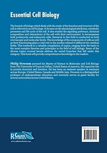 Essential Cell Biology by Philip Newsom