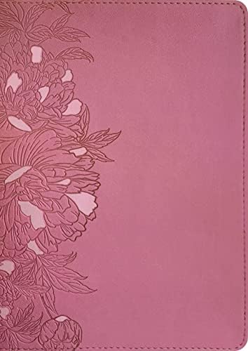 KJV Life Application Study Bible, Third Edition, Large Print (LeatherLike, Peony Pink, Indexed, Red Letter) by Tyndale