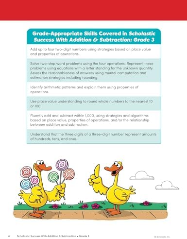 Scholastic Success with Addition & Subtraction Grade 3 Workbook by Scholastic Teaching Resources