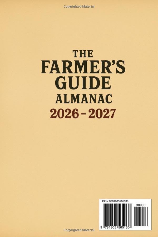 The Farmer’s Guide Almanac 2026–2027: Annual Collection of Weather Forecasts, Garden Calendars, Moon Guidance, and Practical Wisdom to Help You Plan Every Season by Oliver Windrow